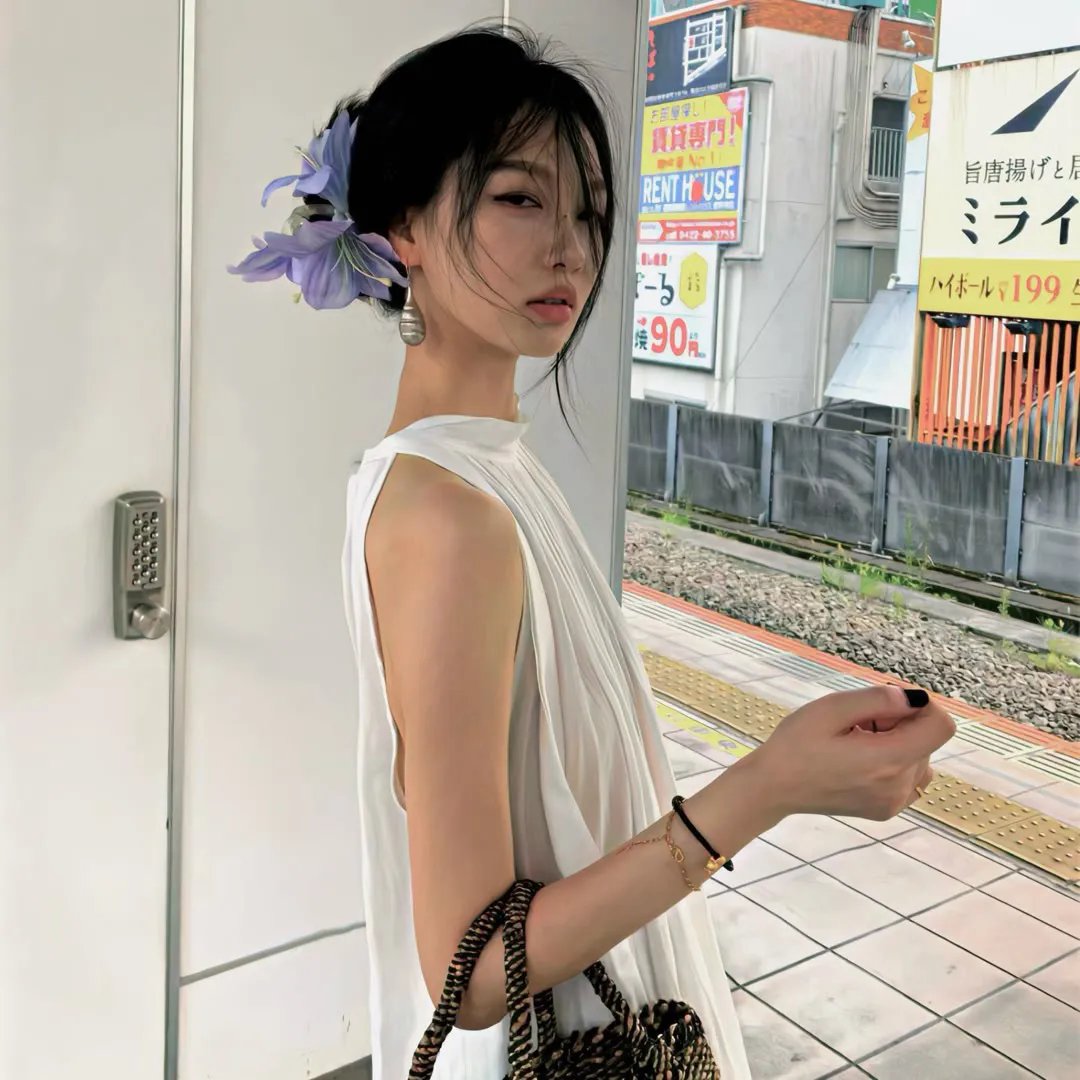 湖边散步